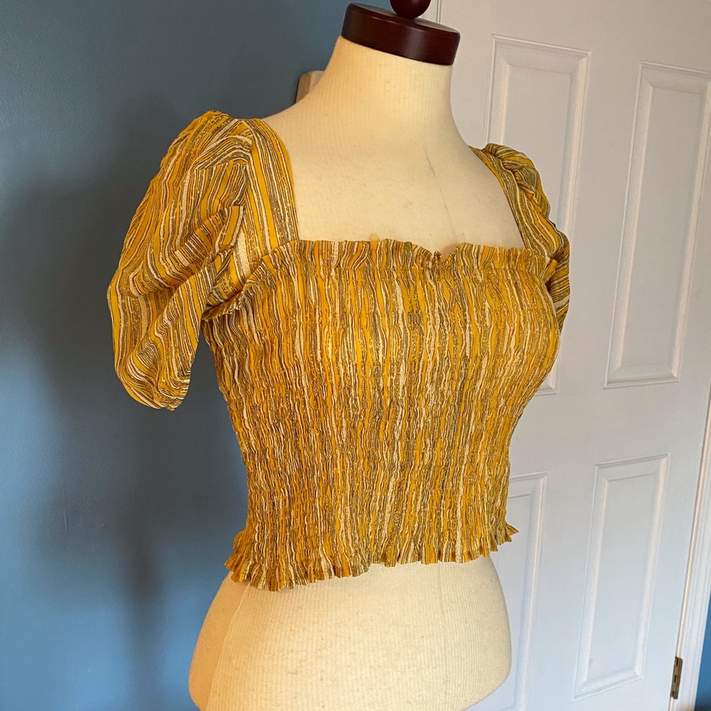 Yellow Fashion Top